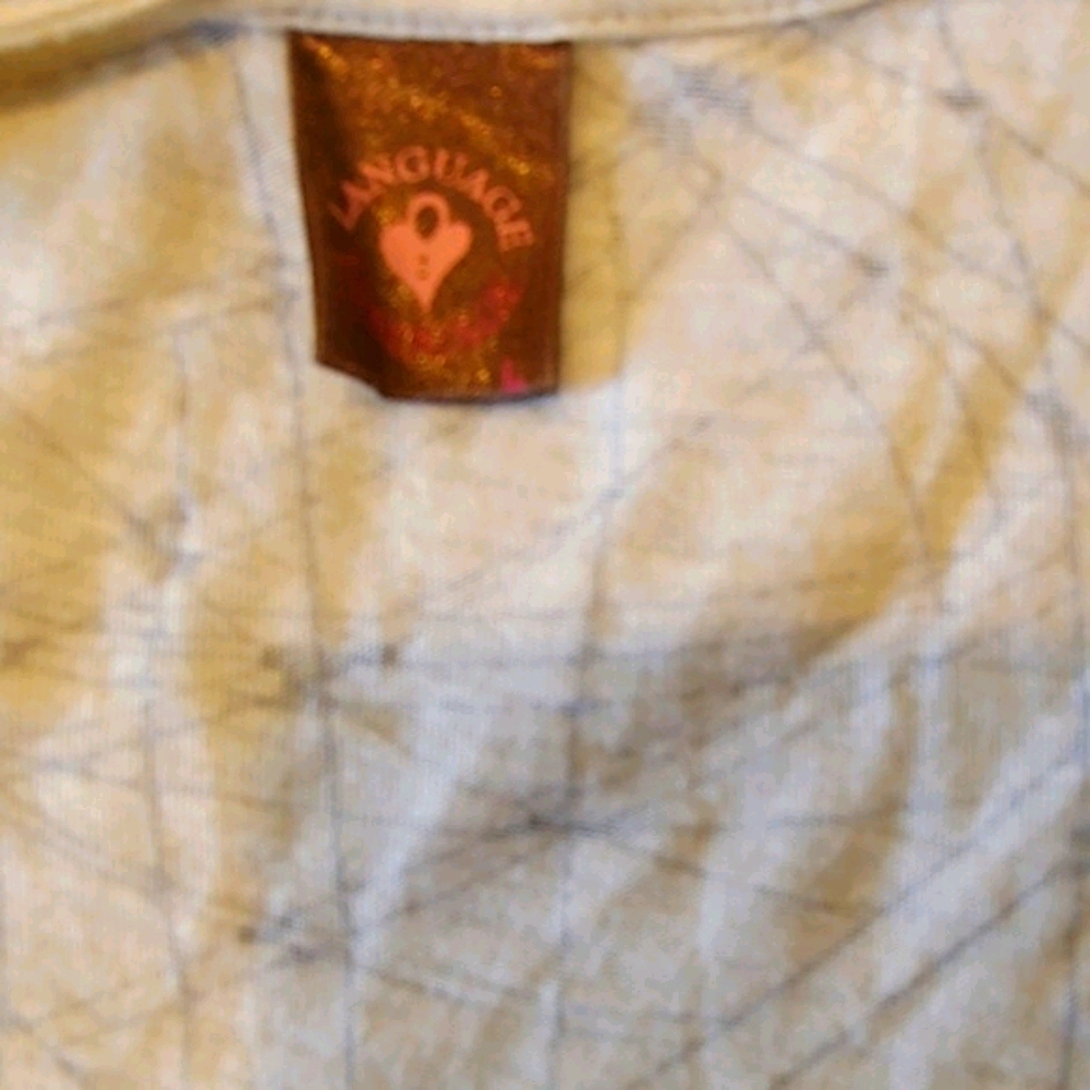 Language Long Sleeve T , Ruching down sides - Picture 6 of 7